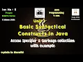 Access Specifier Garbage collection Java Programming MSBTE K-Schame SY Study with Prathamesh