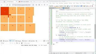 jQuery 14 Create a smooth animation effect when interacting with the grid items Hover Event