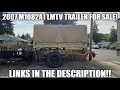 SOLD M1082A1 Trailer for sale in Scappoose Oregon