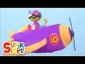 Lagu 10 Little Airplanes | Kids Songs | Count To Ten | Super Simple Songs
