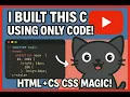 How I Made This Cute Cat Animation With JUST HTML CSS