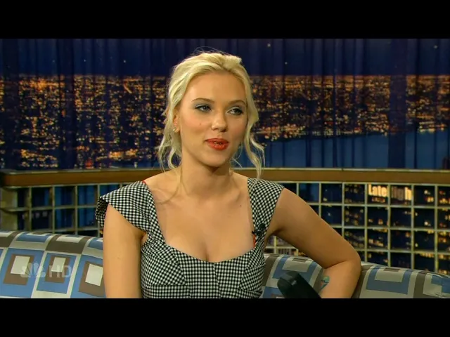 Video: Scarlett Johansson - Conan OBrien (2007-01-09)