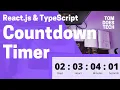 Build a Countdown Timer with React TypeScript Next js Hooks
