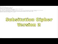Flowgorithm Substitution Cipher Version 2