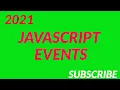 Javascript Events Onclick Onkeyup 2021