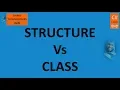 PART 67 C DIFFERENCE BETWEEN STRUCTURE and CLASS IMPORTANT INTERVIEW QUESTIONS