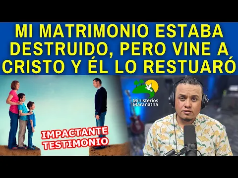 Download MP3 MI MATRIMONIO ESTABA DESTRUIDO, PERO VINE A CRISTO Y ÉL LO RESTUARÓ - Programa Entre Nos #72