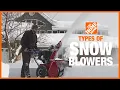 Types of Snow Blowers The Home Depot