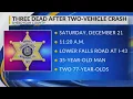 Three pronounced dead after two-vehicle crash in Sheboygan County