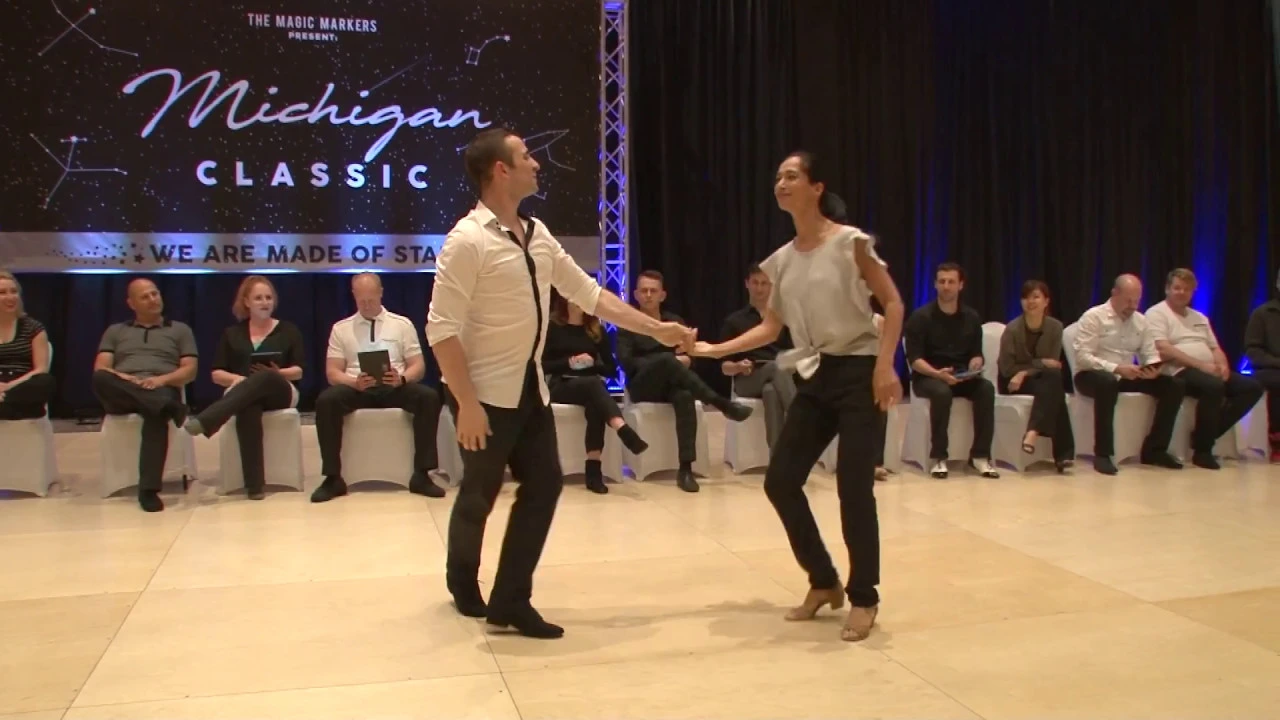 Michigan Classic 2018 Pro/All Star Strictly Swing Kyle FitzGerald & Shelley Saxena
