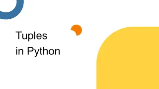 Tuples in Python Python for Data Science Lec