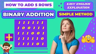 2 2 Binary Addition 1 1 in English How to add Multiple Binary Numbers Binary Addition in English