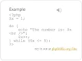 PHP expressions and functions