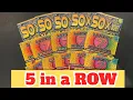 Download Lagu 📣 5 in a ROW 📣 Lucky 7s 🍀 50X the Money 💰 