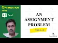 10 Assignment Problem Optimization using Excel