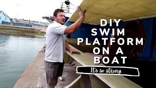 BUILDING a SWIM PLATFORM | YACHT REBUILD WEEK 47