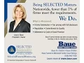Baue Only Selected Firm in the Region