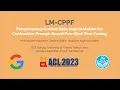 LM-CPPF Paraphrasing-Guided Data Augmentation for Contrastive Prompt-Based Few-Shot Fine-Tuning