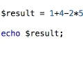 PHP operator precedence in arithmetic operations - 01 4