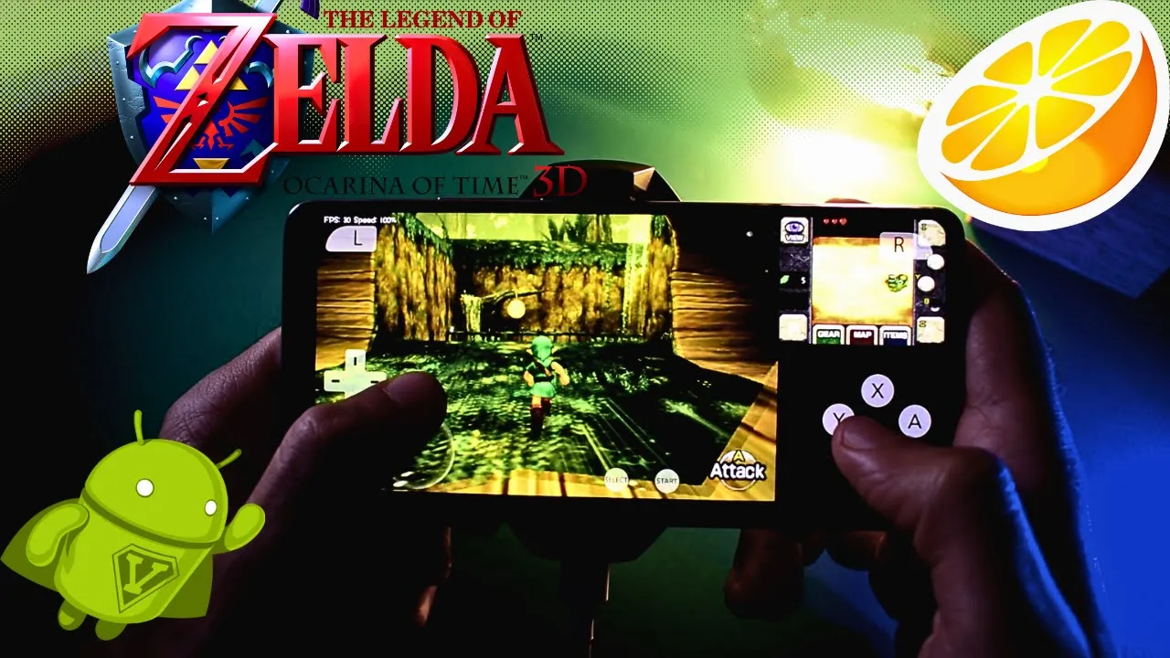 The Legend of Zelda: Ocarina of Time 3D Android Gameplay | Citra 3DS Android | Nintendo 3DS Emulator