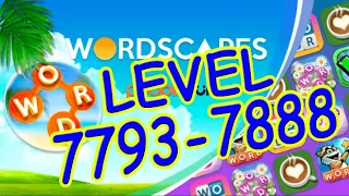 WordScapes Level 7793-7888 Answers Master Level