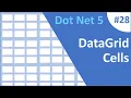 ASP NET Core Blazor DataGrid Cells