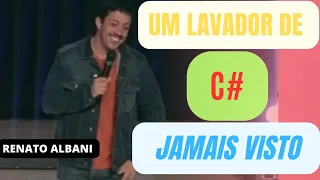 NÃO TEM COMO FICAR SEM RI DESSA DO RENATO ALBANI #brasil #comedy #standupcomedy #shorts#show #piadas