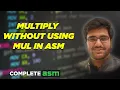Multiplication in assembly language without using MUL function COAL Assembly Language