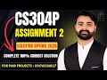 CS304p Assignment 2 Solution Spring 2026 VU CS304p Assignment No 2 Complete Solution By VUBWN