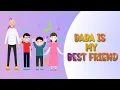 Download Lagu Fadi Tolbi - Baba Is My Best Friend (Animated Music Video) | English Kids Song 