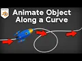 Animate an Object Along a Curve Blender Tutorial
