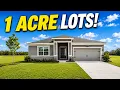 Check Out These Affordable New Homes In Florida You Can Build on ACRE Lots NO HOA NO CDD