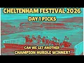 CHELTENHAM TIPS 2026 DAY 1 - EACH WAY PICKS