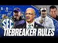 NEW SEC Football Tiebreaker Rules EXPLAINED How the Conference Championship Game is Determined