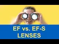 Canon EF vs EF-S Lenses What s the difference between EF-S and EF and What Cameras They Fit