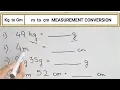 kg to gram conversion m to cm conversion