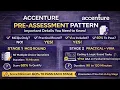 Accenture Pre-Assessment Pattern 2025 2026 MCQ Practical Viva Explained Full Details