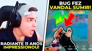 RADIANTE de 11 ANOS IMPRESSIONA XAROLA com JOGADA! BUG da FADE fez VANDAL SUMIR - VALORANT CLIPS