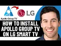 HOW TO INSTALL APOLLO GROUP TV ON LG SMART TV 2026 FULL GUIDE