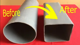 Converting PVC pipes to square plastic pipes is very simple Pvc Pipe Craft Ideas KENCRAFT