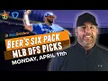 DRAFTKINGS FANDUEL MLB PICKS MONDAY 4-11-22 The Daily Fantasy 6 Pack