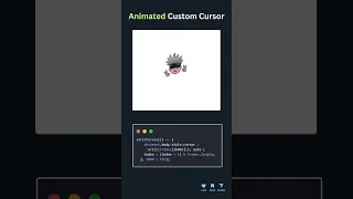 How to Make a Custom Animated Cursor HTML CSS JS