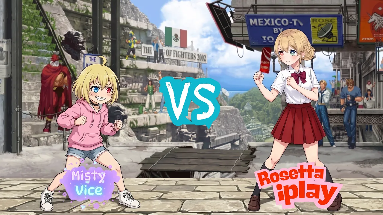 KOF 2002 Misty Vice vs Rosettaiplay #vtuber #kof2002 #versus #viral