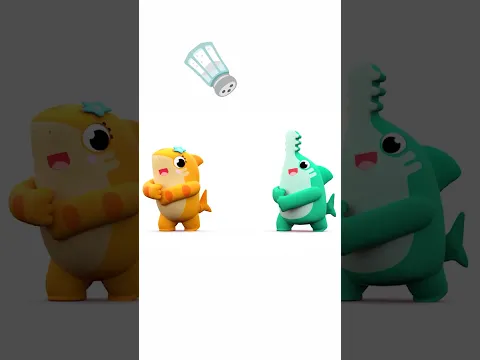 🫖 I'm A Little Teapot 1 🍽️ Shark Academy #Shorts #YouTubeKids #KidsSongs