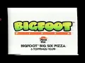 Pizza Hut Bigfoot Pizza 1993 Commercial