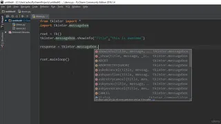101 Tkinter Message box