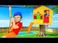 Download Lagu Vlad and Niki - Tree House with zipline Adventures - Funny stories for kids