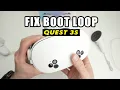Meta Quest 3s How to Fix Boot Loop