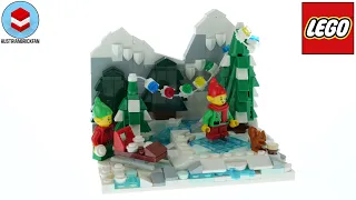 LEGO 40564 Winter Elves Scene Speed Build