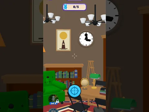 Ketika Stickman Menyamar Jadi Kursi & Buku! 👀 - Spot Shot: Hidden Hunt #Shorts